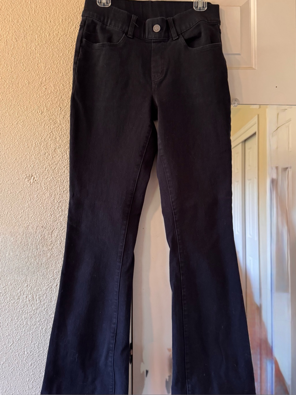 Betabrand Black Bootcut Jeans